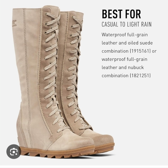 Sorel Shoes - SOREL Joan of Arctic Wedge Tall Boots | Taupe Suede | Size 8 | Rare Discontin
